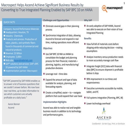 Case study   complex planning using sap bpc