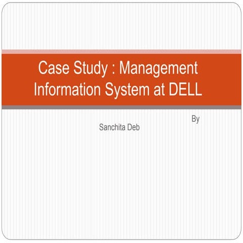 Case study dell mis