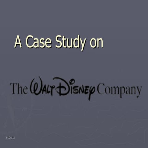 Case study   disney