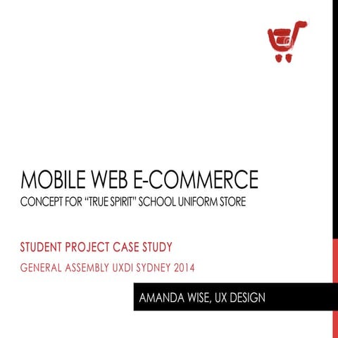 E-Commerce UX design concept case study