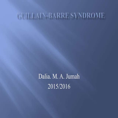 Management of Guillain-Barre syndrome.pptx