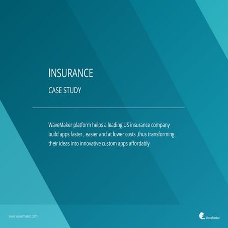 Democratizing App Development in Insurance Industry