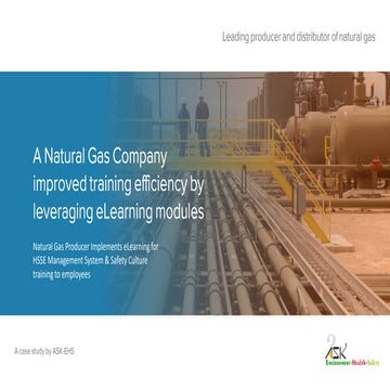 CaseStudy-Leading producer and distributor of natural gas