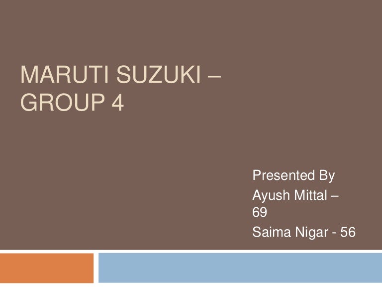 Maruti suzuki india limited - industrial relations case study image
