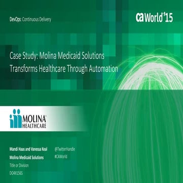 Case Study: Molina Medicaid Solutions Transforms Healthcare Through Automation