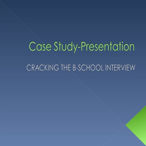 Case study presentation hrm-pgdm ib