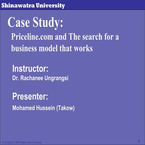 Case study  priceline.com (from takow)