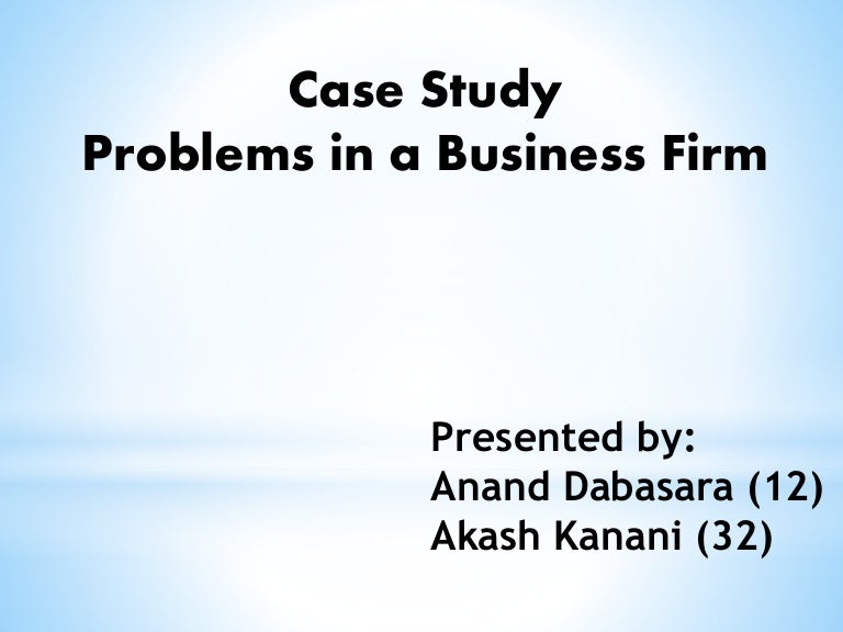 How To Solve A Business Problem Case Study Study Poster