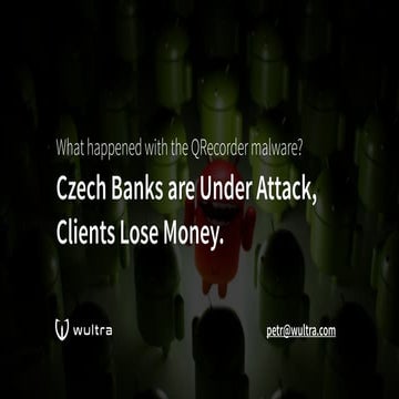 Czech Banks are Under Attack, Clients Lose Money.