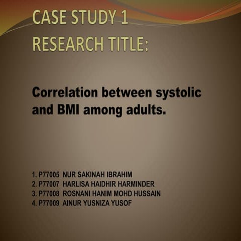Case study on One way ANOVA