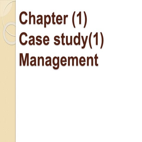 Case study 1