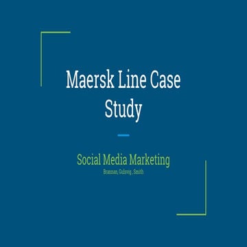Case study 1 Social Media Marketing 2016 