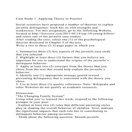 Case Study 1 Applying Theory to PracticeSocial scientists hav.docx