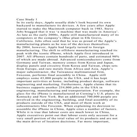 Case study on Apple | PPTX