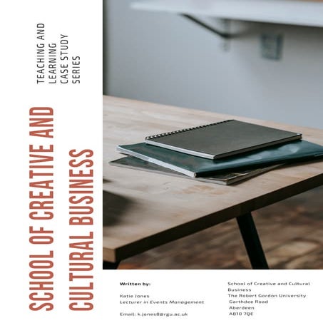 Case study 1 katie jones delivery during lockdown school of creative and cult...