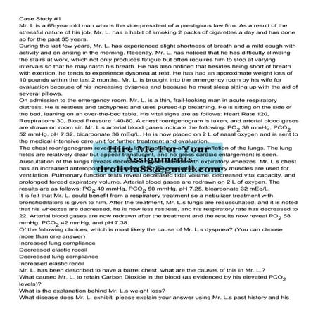 Case Study 1 Mr L is a 65yearold man who is the vicepre.pdf