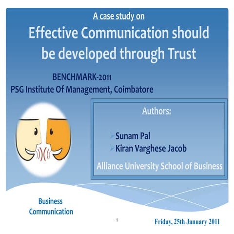 Case Study on Business Communication