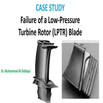Case study: Failure Analysis of LPTR blade 
