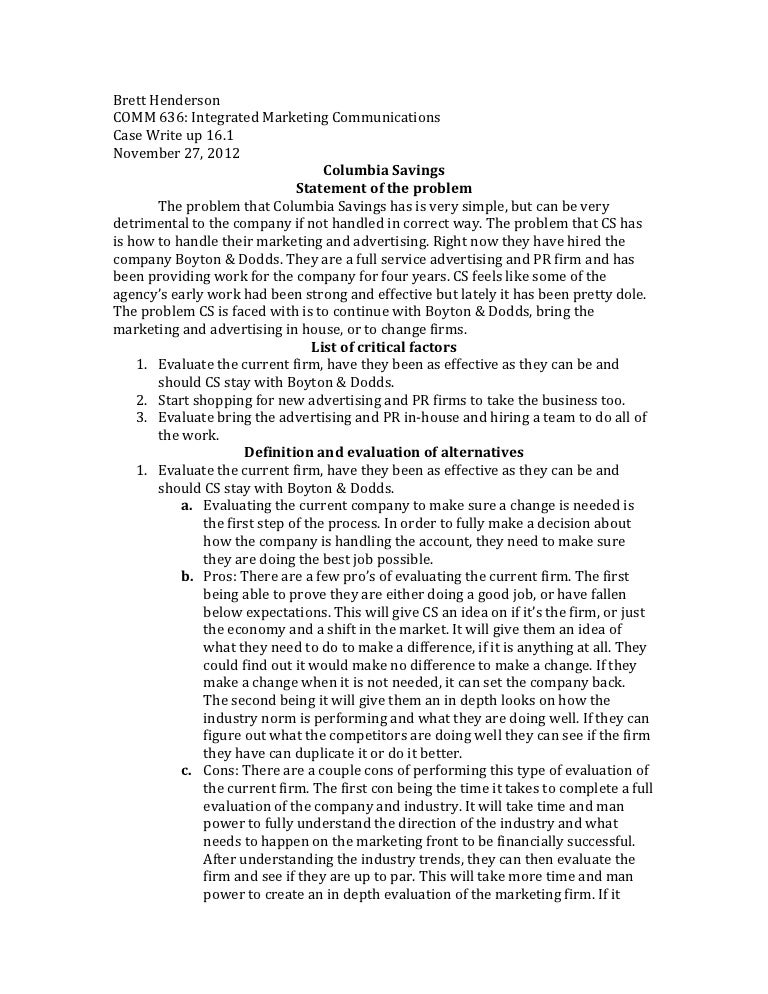 How to do a case study picture