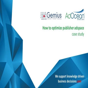 How to optimize publisher adspace | PPT