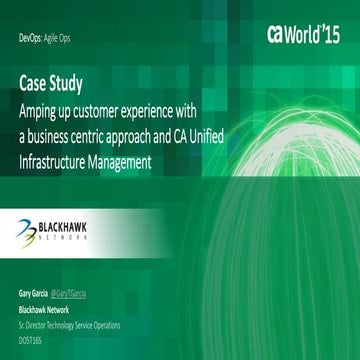 Case Study: Amping up customer experience witha business centric approach a...
