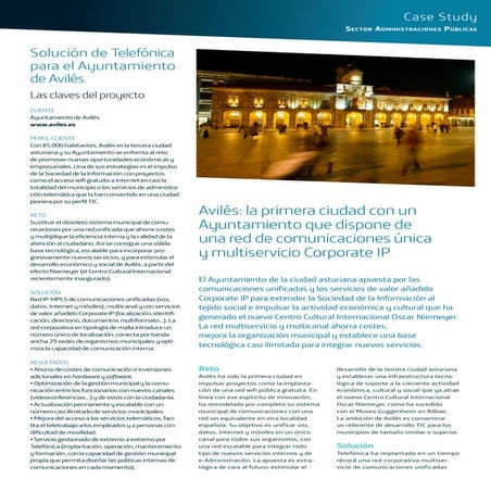 Case Study Ayuntamiento de Avilés