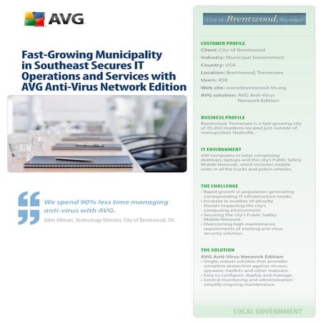 Case Study City Of Brentwood