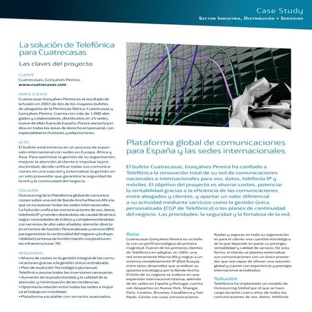 Case study cuatrecasas