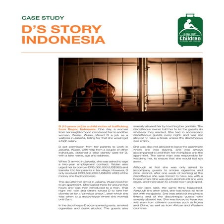 Edukasi masyarakat tentang bahaya perdagangan anak