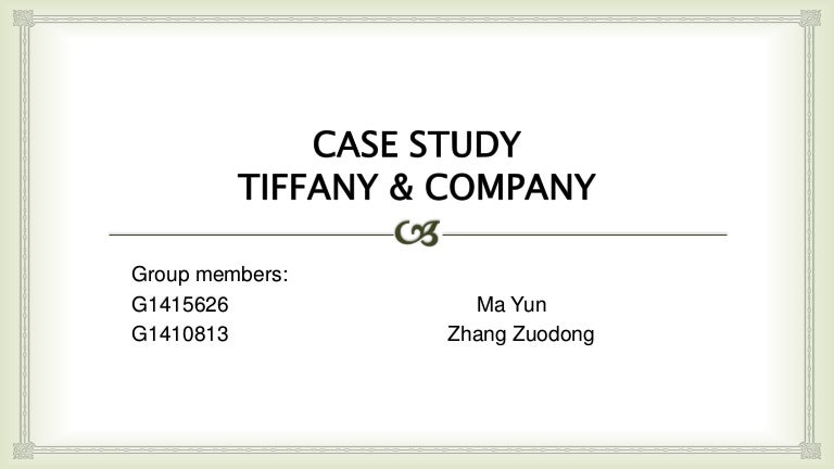 Tiffany and co brand identity image