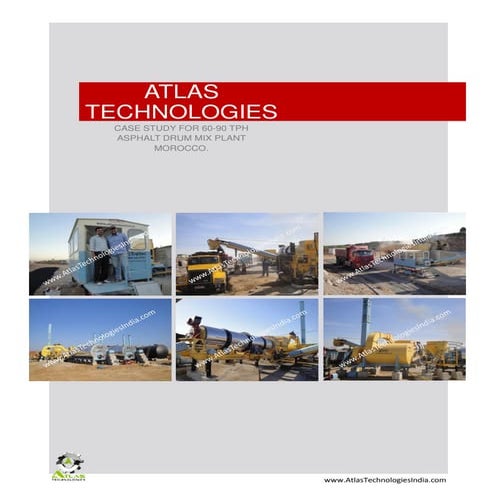 Case study for 40 60 tph mobile asphalt drum mix plant philippines ...