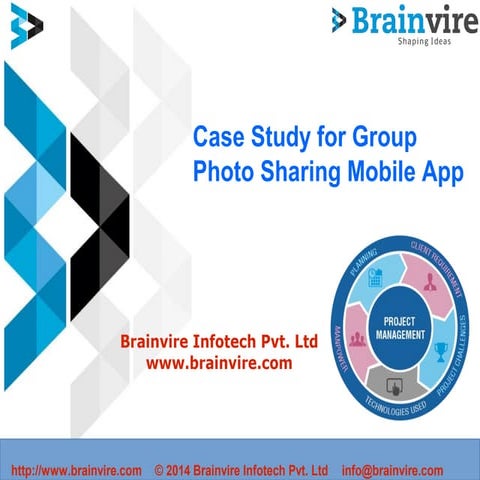 Case study for group photo sharing mobile app
