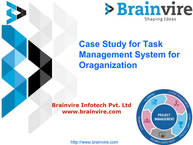 Case Study for Task Management System for Oraganization