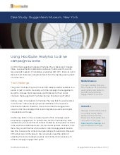HootSuite Analytics to drive campai...