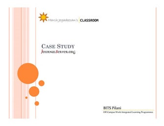 Case Study Guidelines