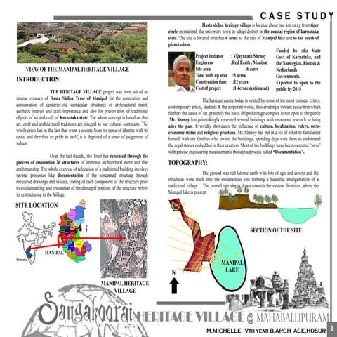 Case study hastha shilpa heritage village