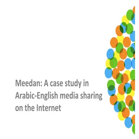 Case Study in Arabic English Web | PDF