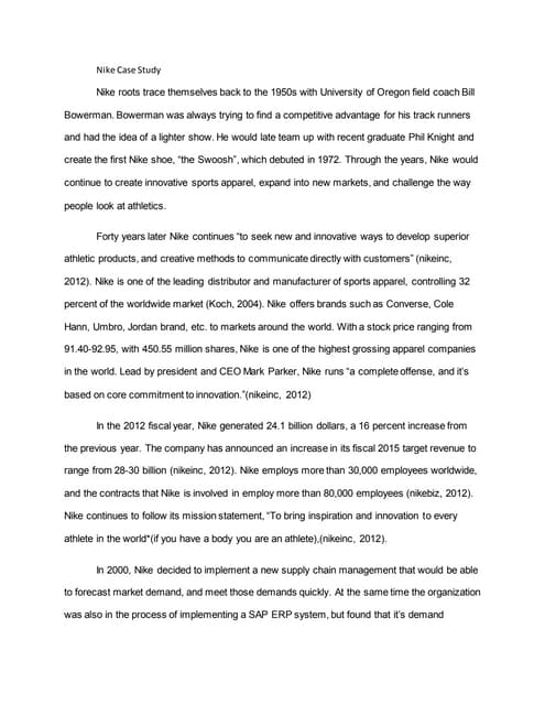 Centralized distribution at nike case study 05 picture