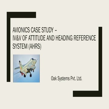 Case Study on IV&V of Attitude and Heading Reference System