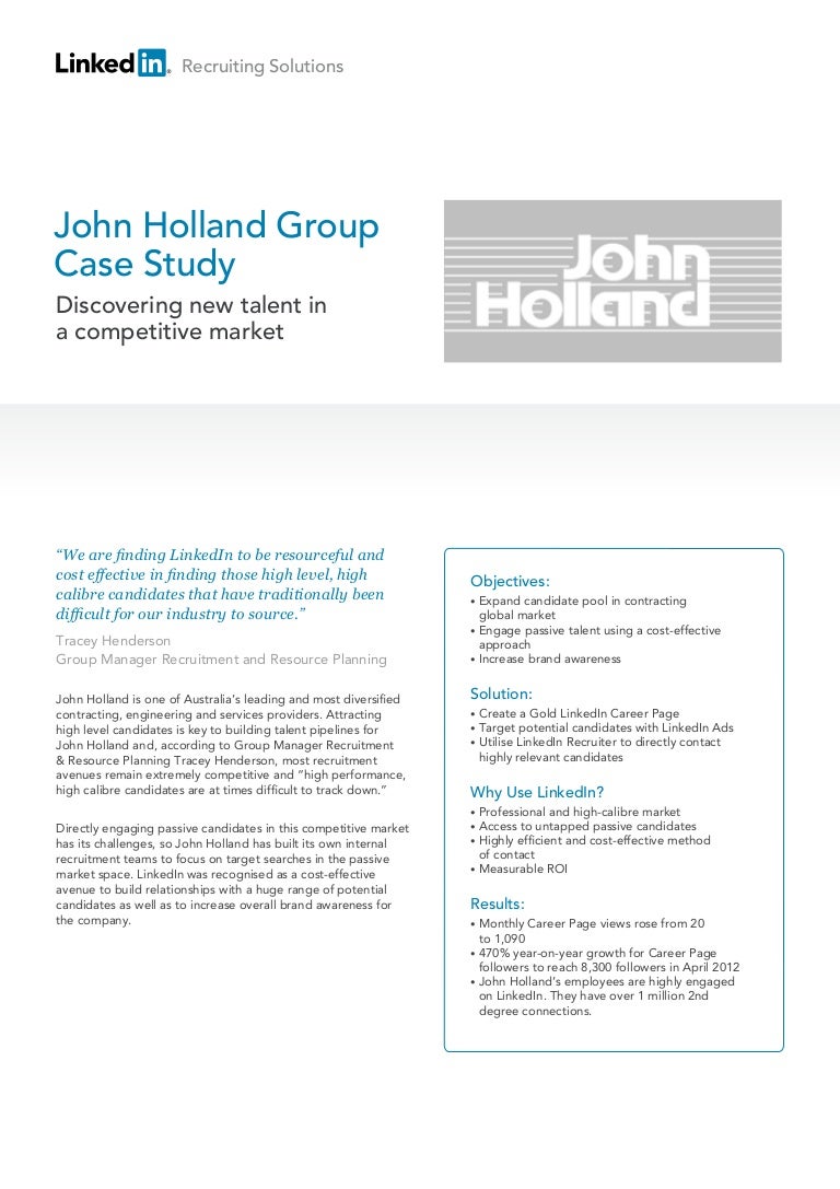 Case study John Holland group