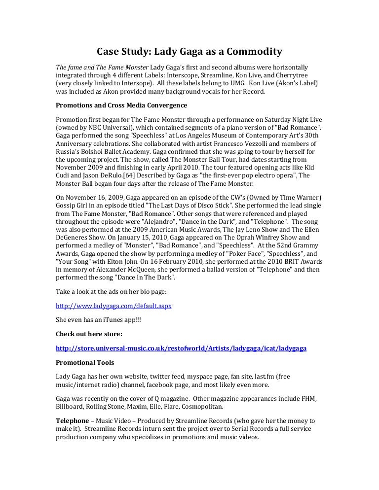 Case study gaga over gaga image