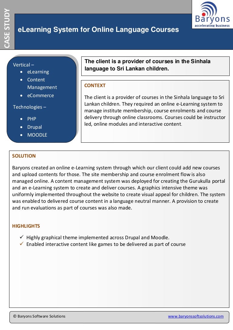 Case study dialect picture