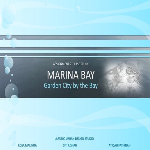 MARINA BAY SINGAPORE - URBAN CASE STUDY