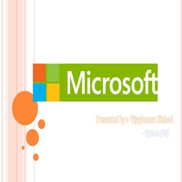Case study microsoft