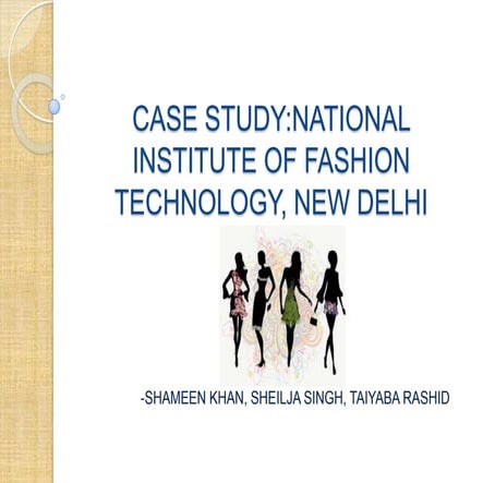 Case study nift final