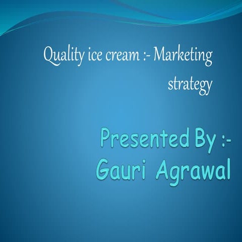 Case study of kwality wall's brand strategy