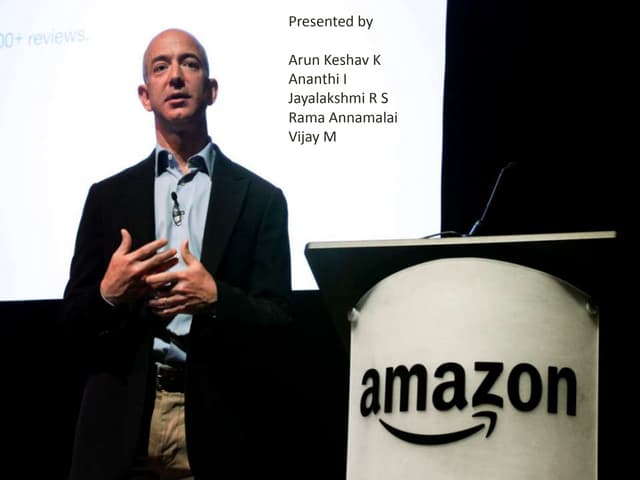 Case study on amazon
