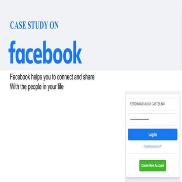 Case study on Facebook