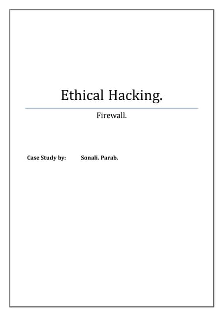 Firewalls