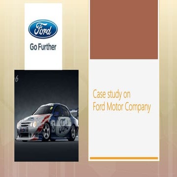 Case study on ford